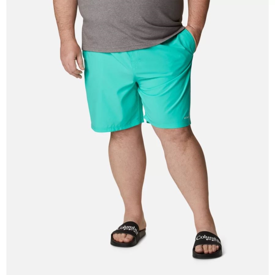 Men's Summertide Stretch Shorts Big Columbia Electric Turquoise