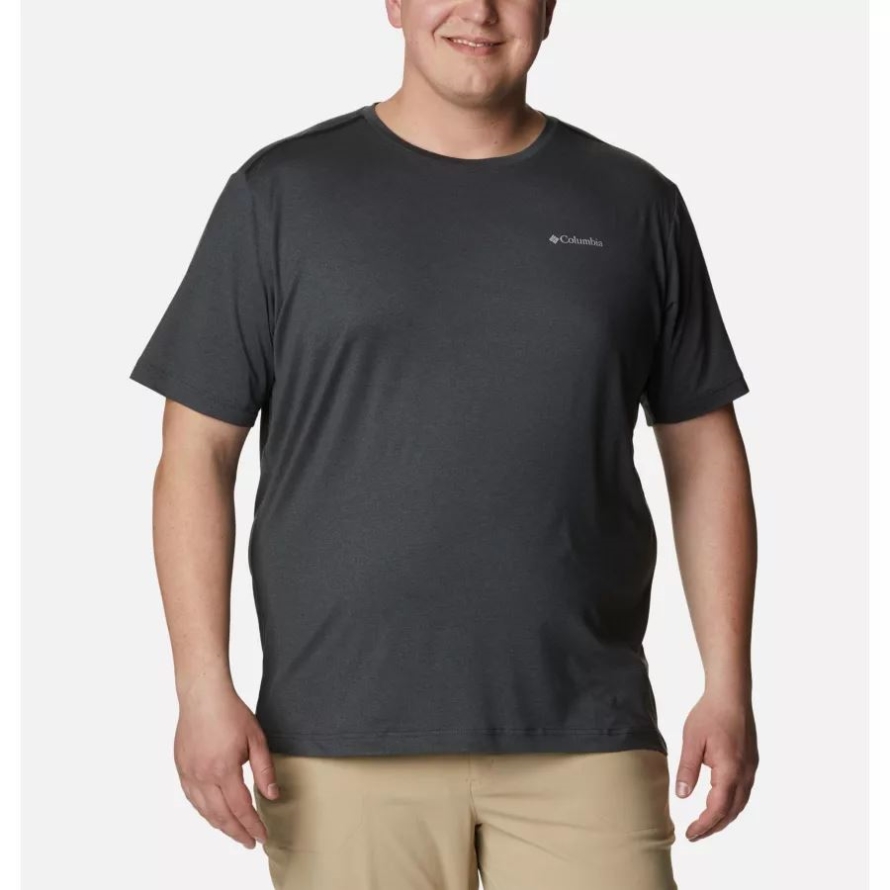 Men's Tech Trail Crew Neck Shirt Big Columbia Shark