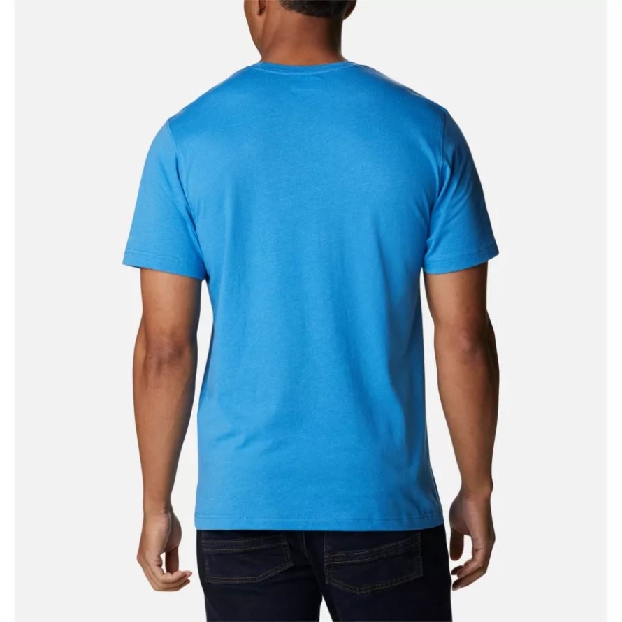 Men's Thistletown Hills Short Sleeve Shirt Bright Indigo Heather Columbia