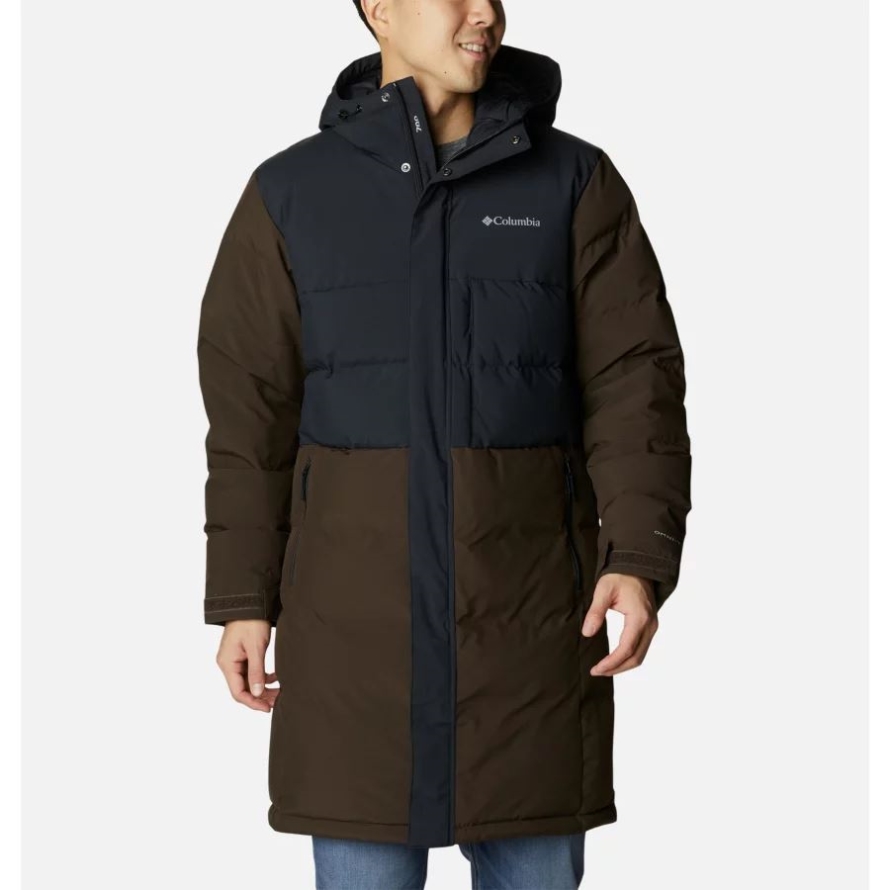 Men's Toyama Pass Down Parka Columbia Black/Cordovan