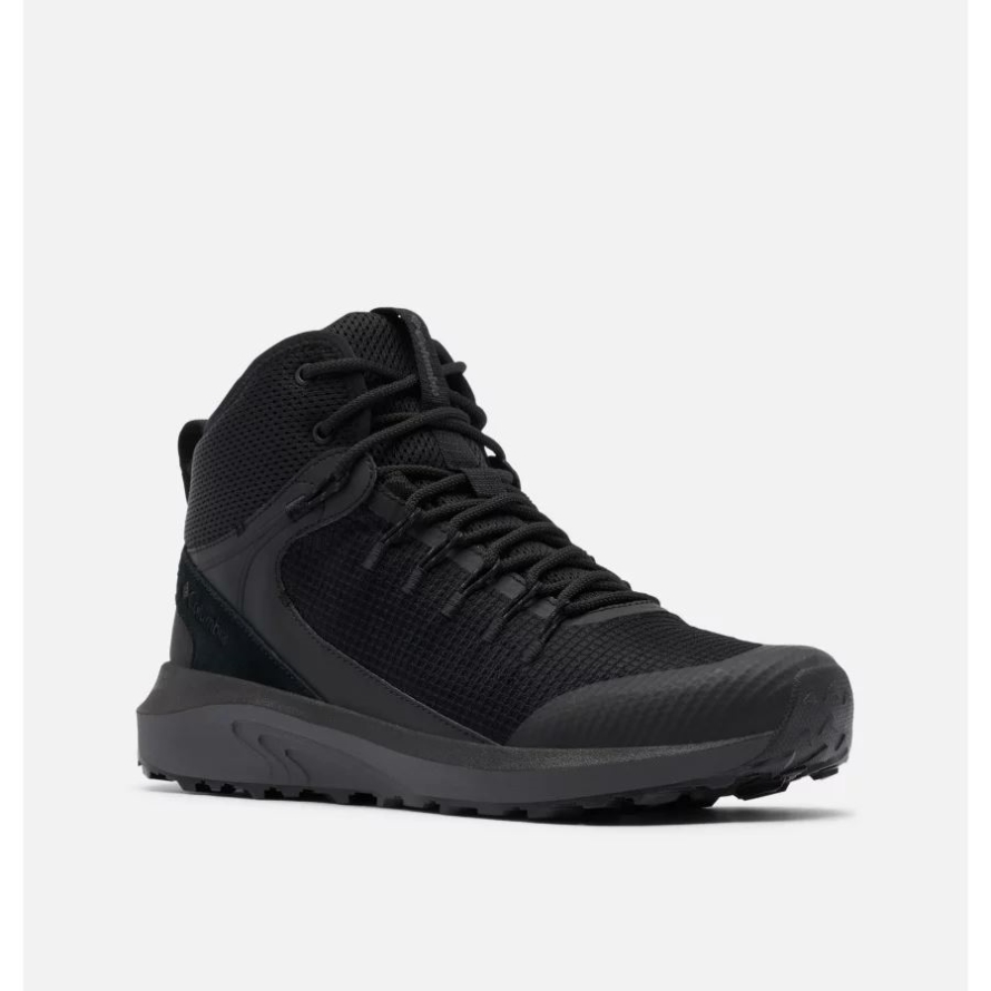 Men's Trailstorm Mid Waterproof Shoe Wide Columbia Black/Dark Grey