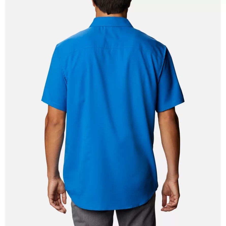 Men's Utilizer II Solid Short Sleeve Shirt Columbia Bright Indigo