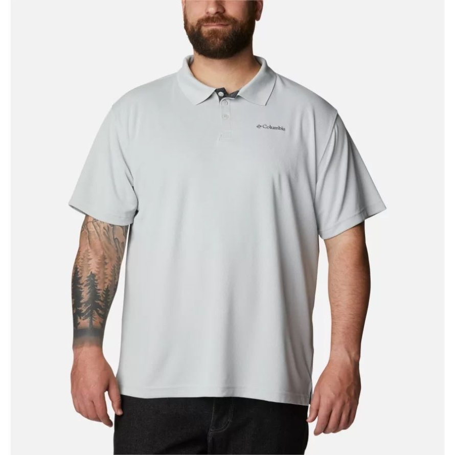 Men's Utilizer Polo Shirt Big Columbia Cool Grey