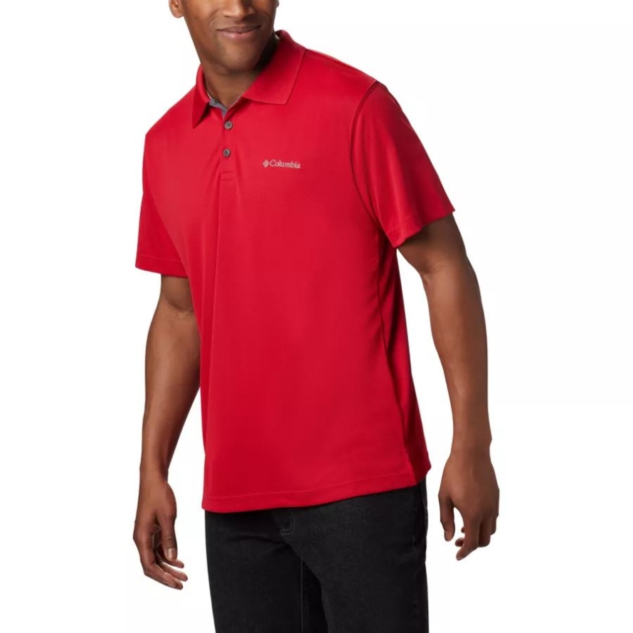 Men's Utilizer Polo Shirt Mountain Red Columbia