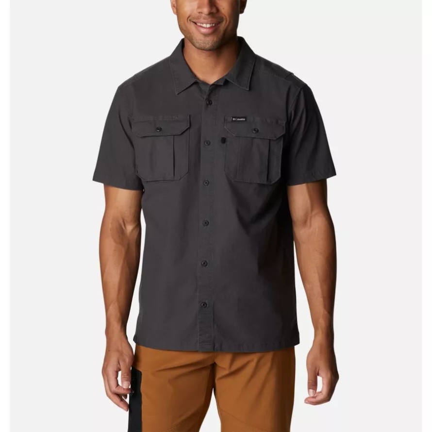 Men's Wallowa Novelty Short Sleeve Shirt Shark Columbia