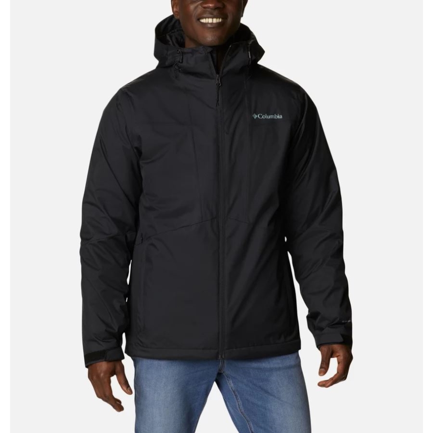 Men's Wallowa Park Interchange Jacket Columbia Black