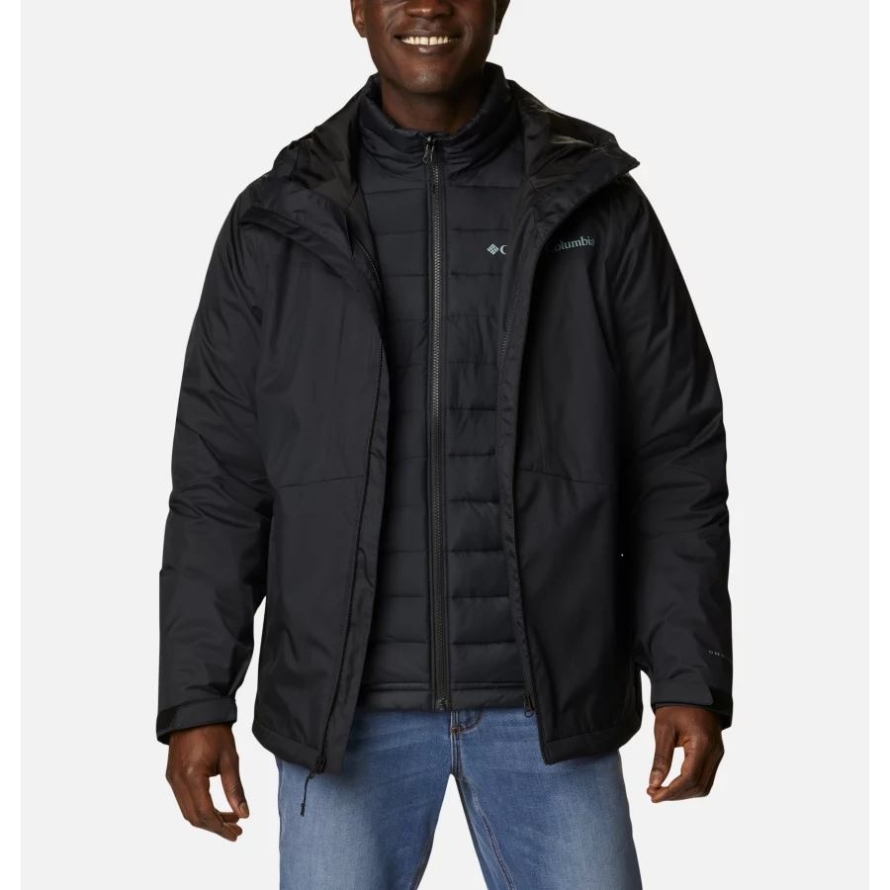 Men's Wallowa Park Interchange Jacket Columbia Black