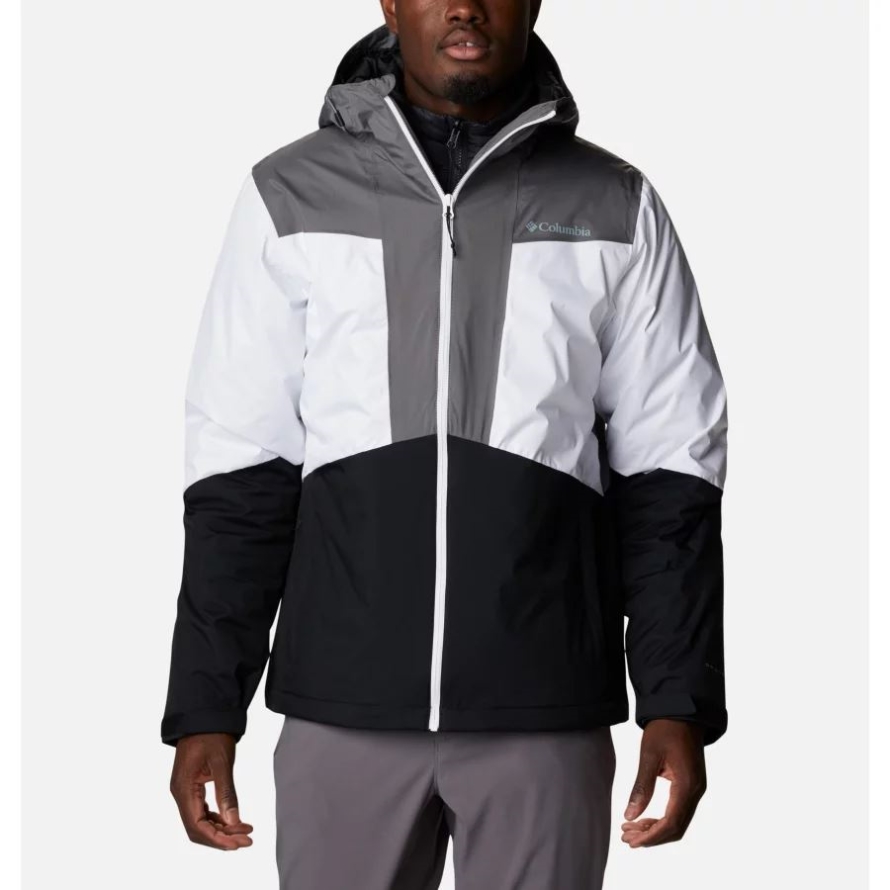 Men's Wallowa Park Waterproof 3-in-1 Interchange Jacket Columbia Black/City Grey/White