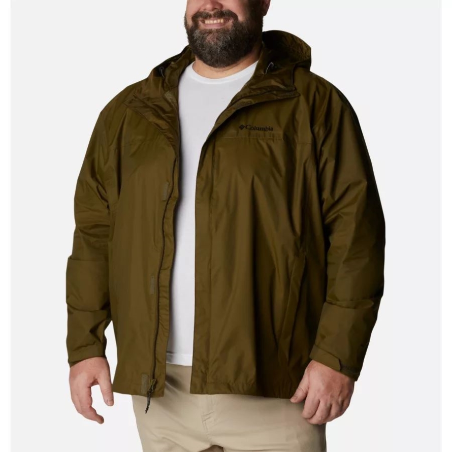 Men's Watertight II Rain Jacket Big New Olive Columbia