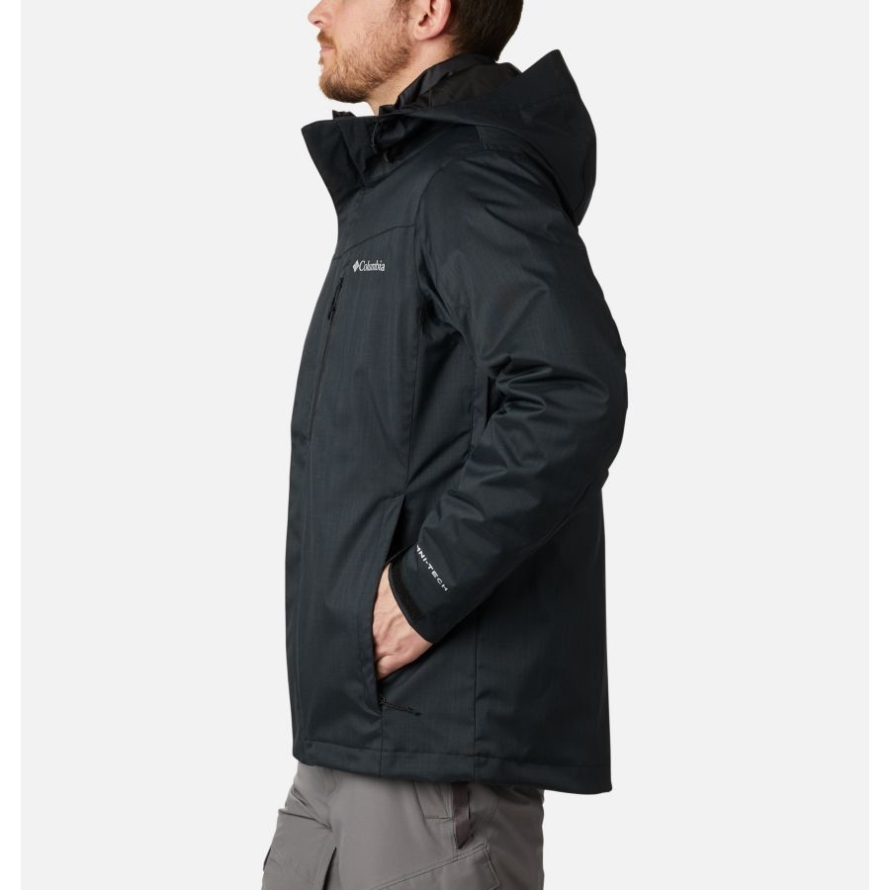 Men's Whirlibird IV Interchange Jacket Black Melange Columbia