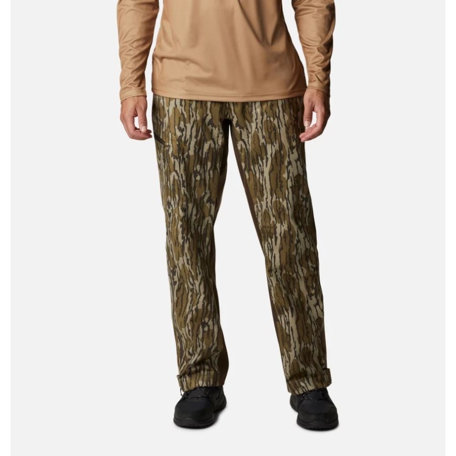 Mossy Oak Bottomland Columbia Men's PHG Trophy Rack Silent Rain Pants