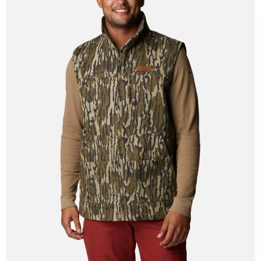 Mossy Oak Bottomland Men's PHG Roughtail Work Vest Columbia
