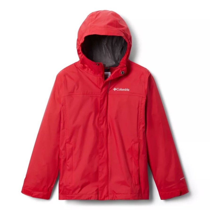 Mountain Red Columbia Boys' Watertight Jacket