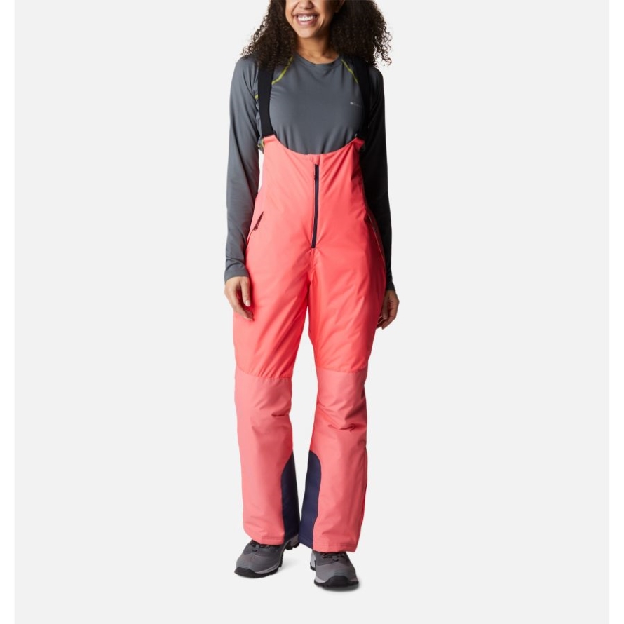 Neon Sunrise Columbia Women's Iceventure Waterproof Ski Bib