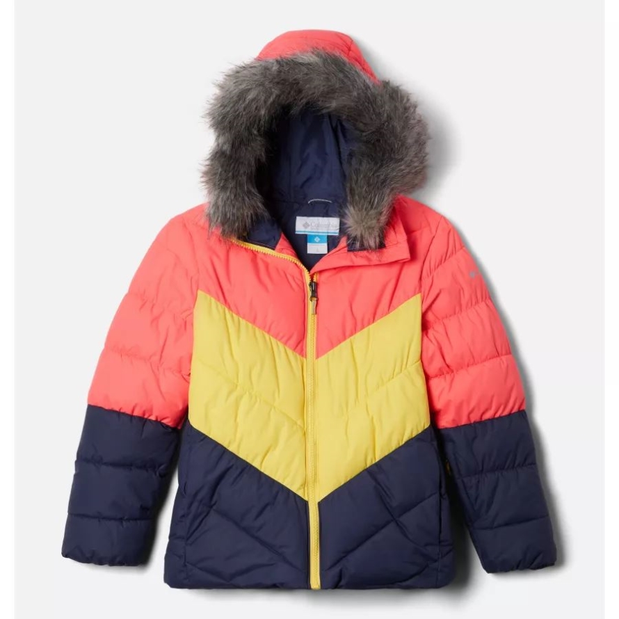 Neon Sunrise/Nocturnal/Sunglow Girls' Arctic Blast Jacket Columbia