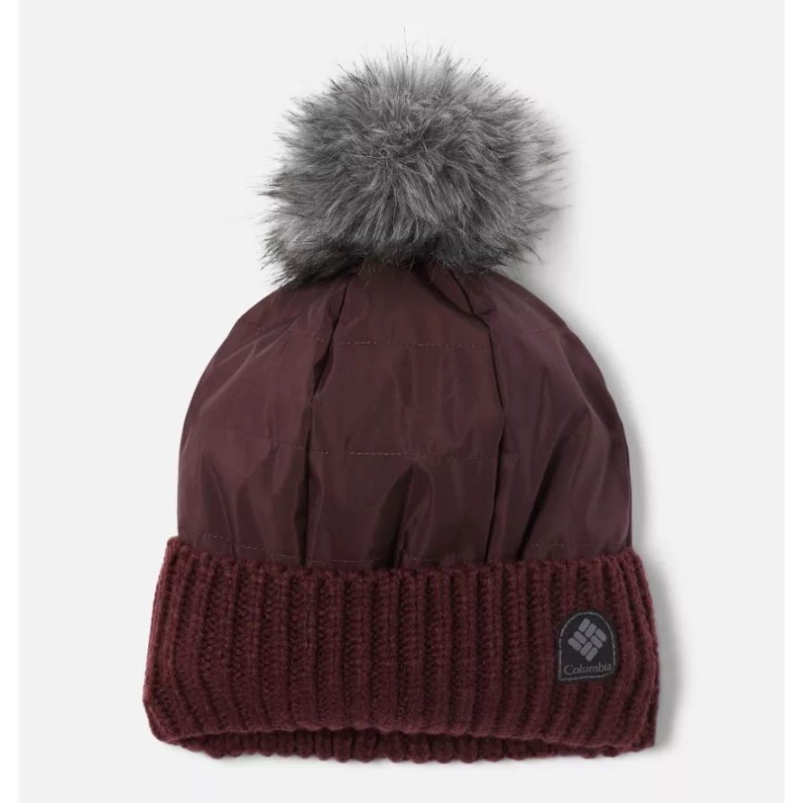 New Cinder Sheen/Marionberry Women's Snow Diva Beanie Columbia