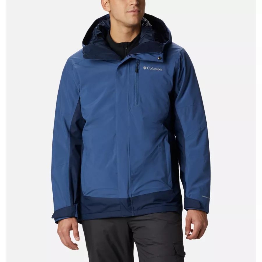 Night Tide/Collegiate Navy Columbia Men's Lhotse III Interchange Jacket