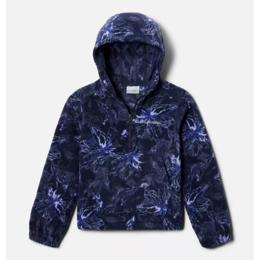 Nocturnal Aurelian Girls' Benton Springs Hooded Half Zip Fleece Pullover Columbia Brand