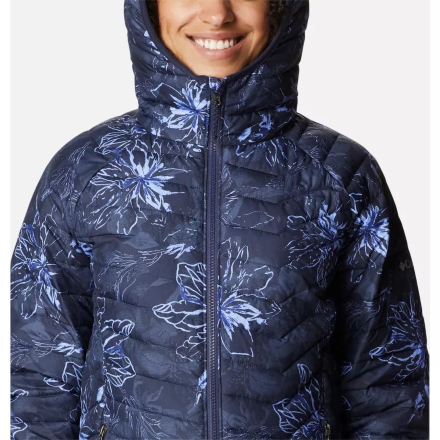Nocturnal Aurelian Print Columbia Women's Powder Lite Hooded Jacket