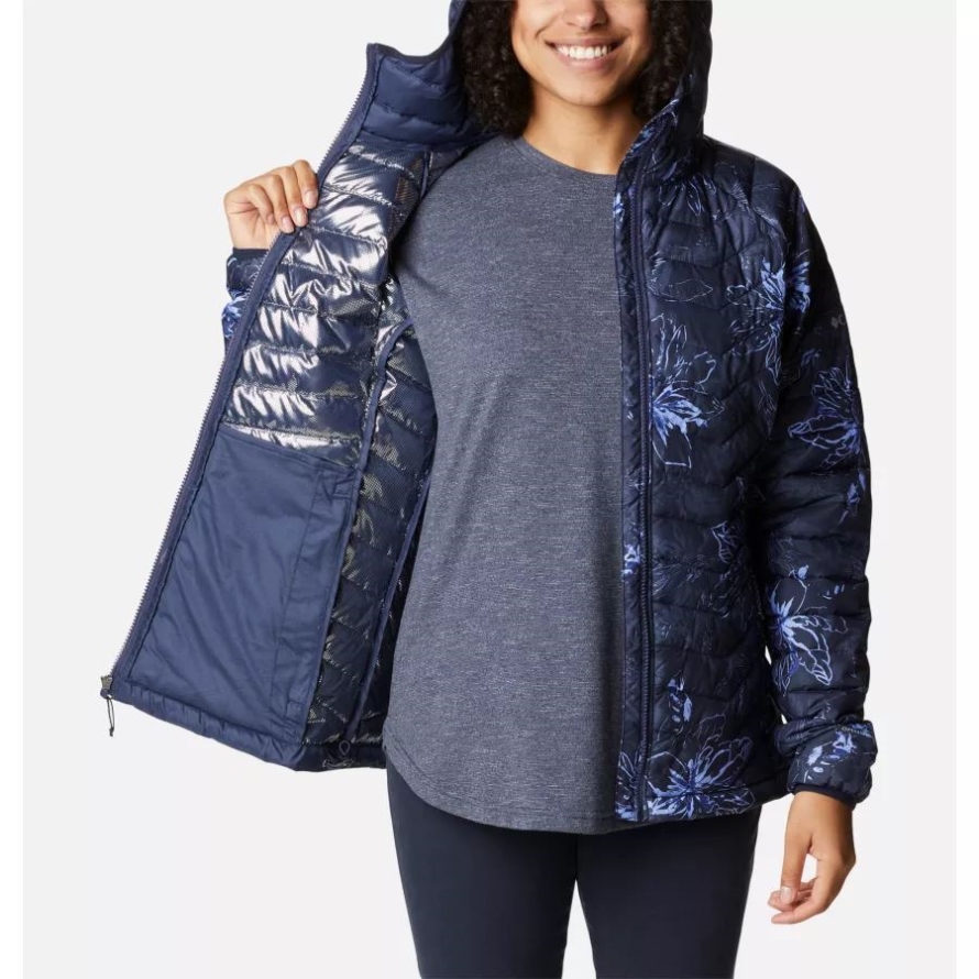 Nocturnal Aurelian Print Columbia Women's Powder Lite Hooded Jacket