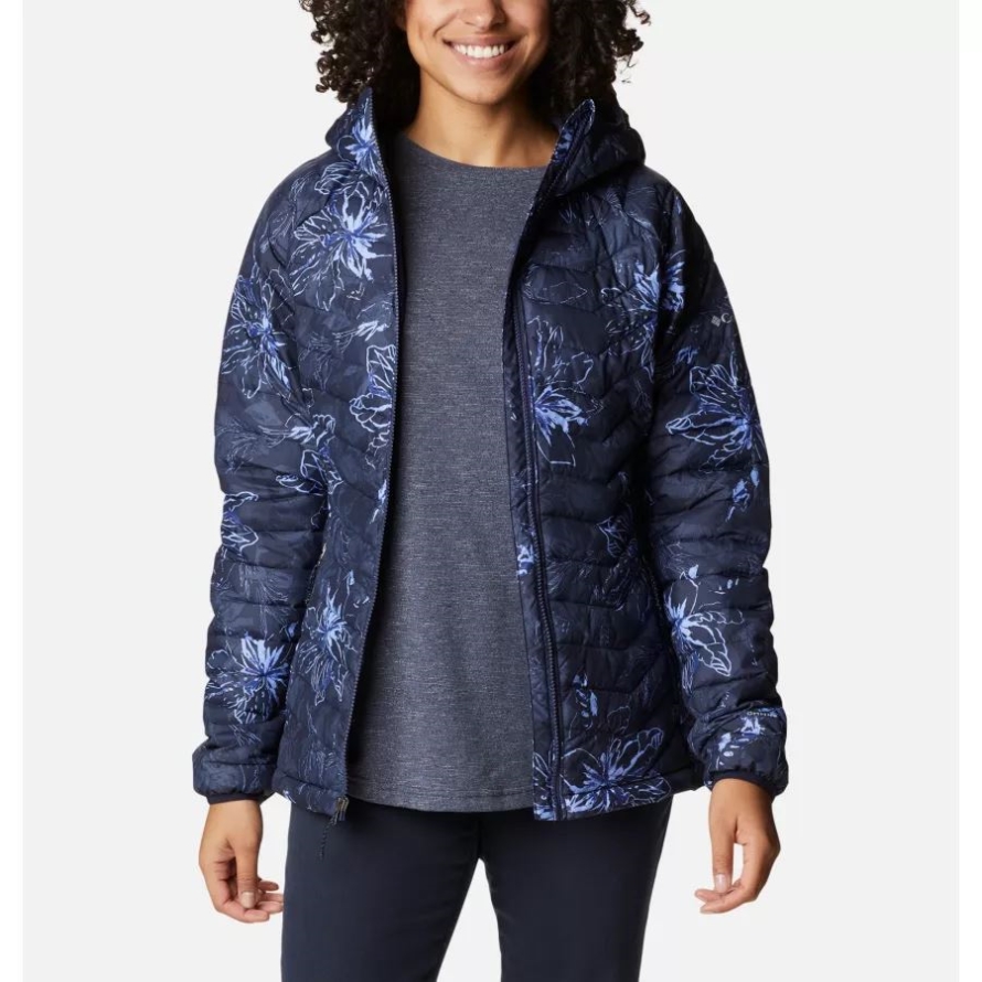 Nocturnal Aurelian Print Columbia Women's Powder Lite Hooded Jacket