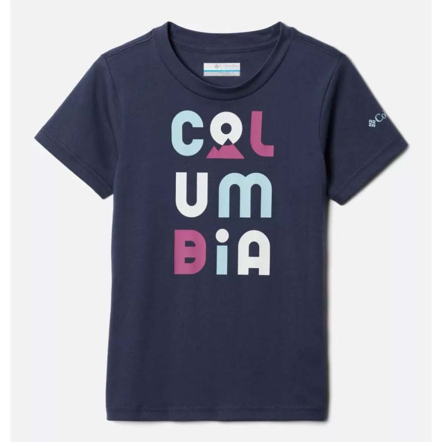 Nocturnal/CSC Peaks Girls' Bessie Butte Short Sleeve Graphic T-Shirt Columbia