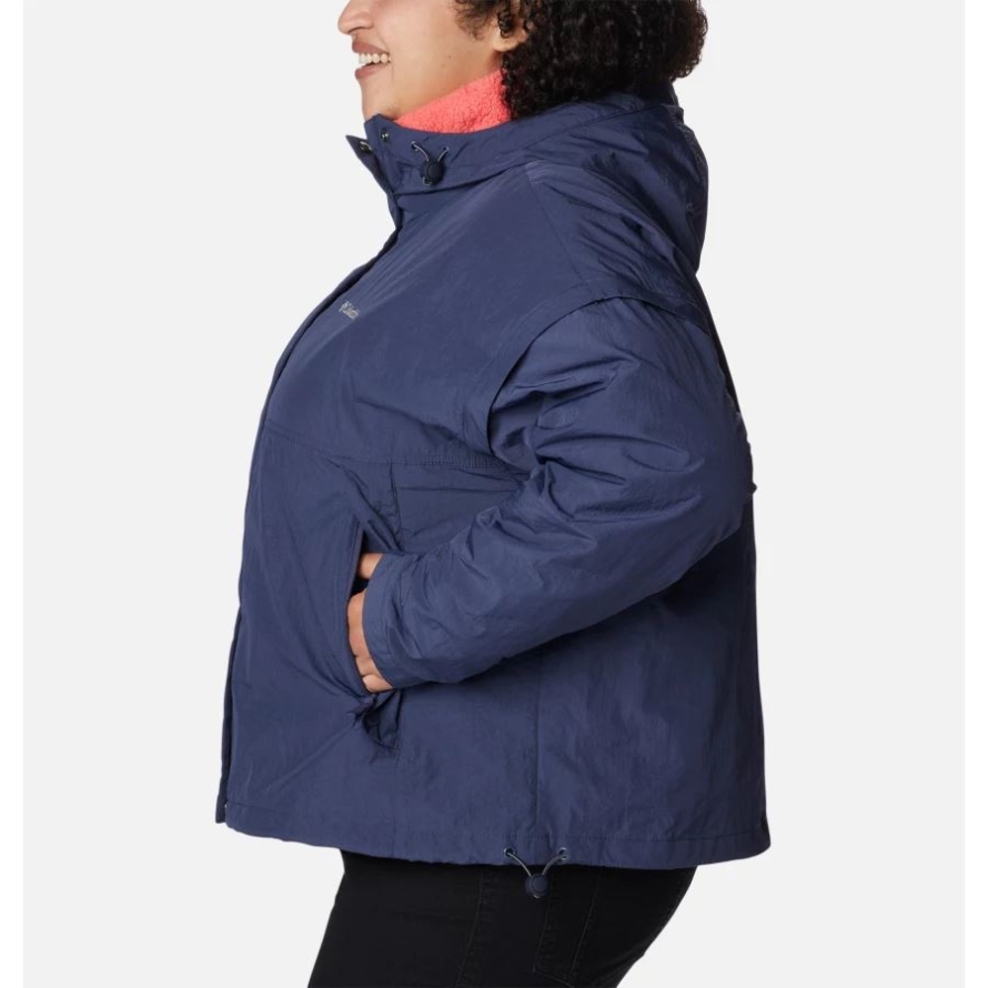 Nocturnal Columbia Women's Laurelwoods Interchange Jacket Plus Size