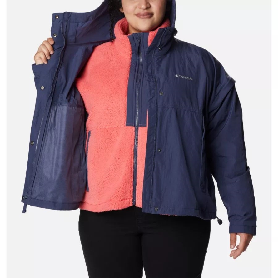 Nocturnal Columbia Women's Laurelwoods Interchange Jacket Plus Size