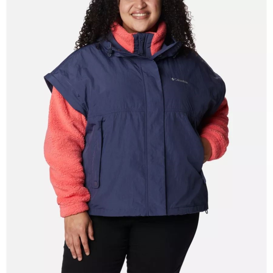 Nocturnal Columbia Women's Laurelwoods Interchange Jacket Plus Size