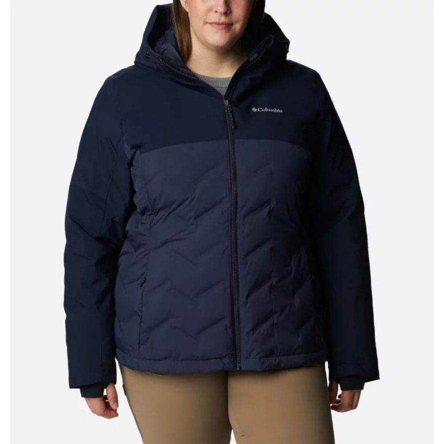 Nocturnal/Dark Nocturnal Columbia Women's Grand Trek II Down Jacket Plus Size