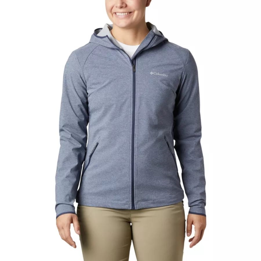 Nocturnal Heather Columbia Women's Heather Canyon Softshell Jacket