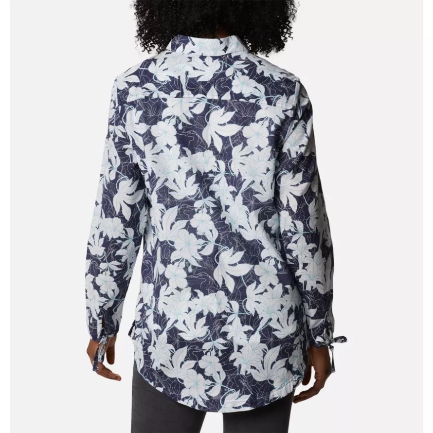 Nocturnal Lakeshore Floral Columbia Women's Camp Henry II Tunic