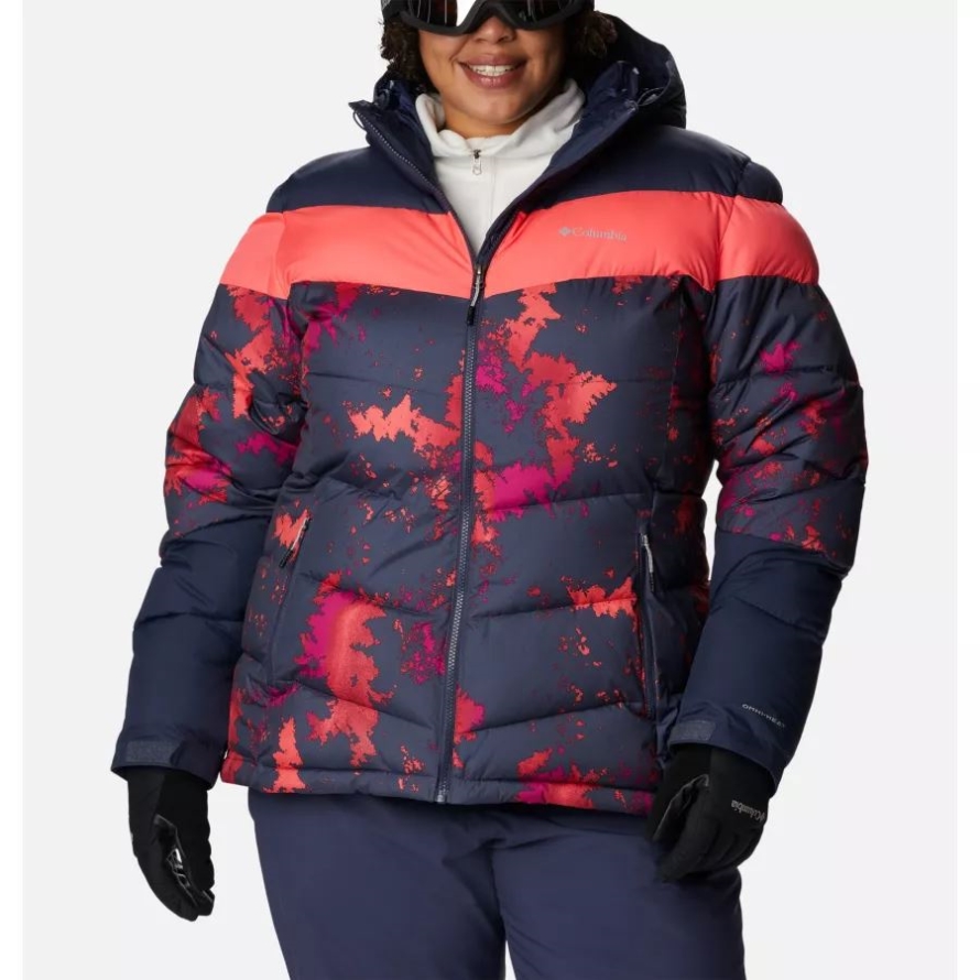 Nocturnal Lookup/Nocturnal/Neon Sun Columbia Women's Abbott Peak Insulated Jacket Plus Size