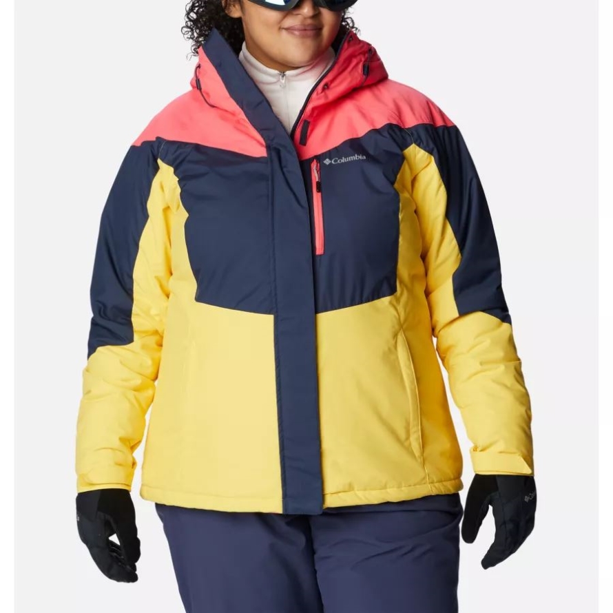 Nocturnal/Neon Sunrise/Sun Glow Women's Rosie Run Insulated Jacket Plus Size Columbia