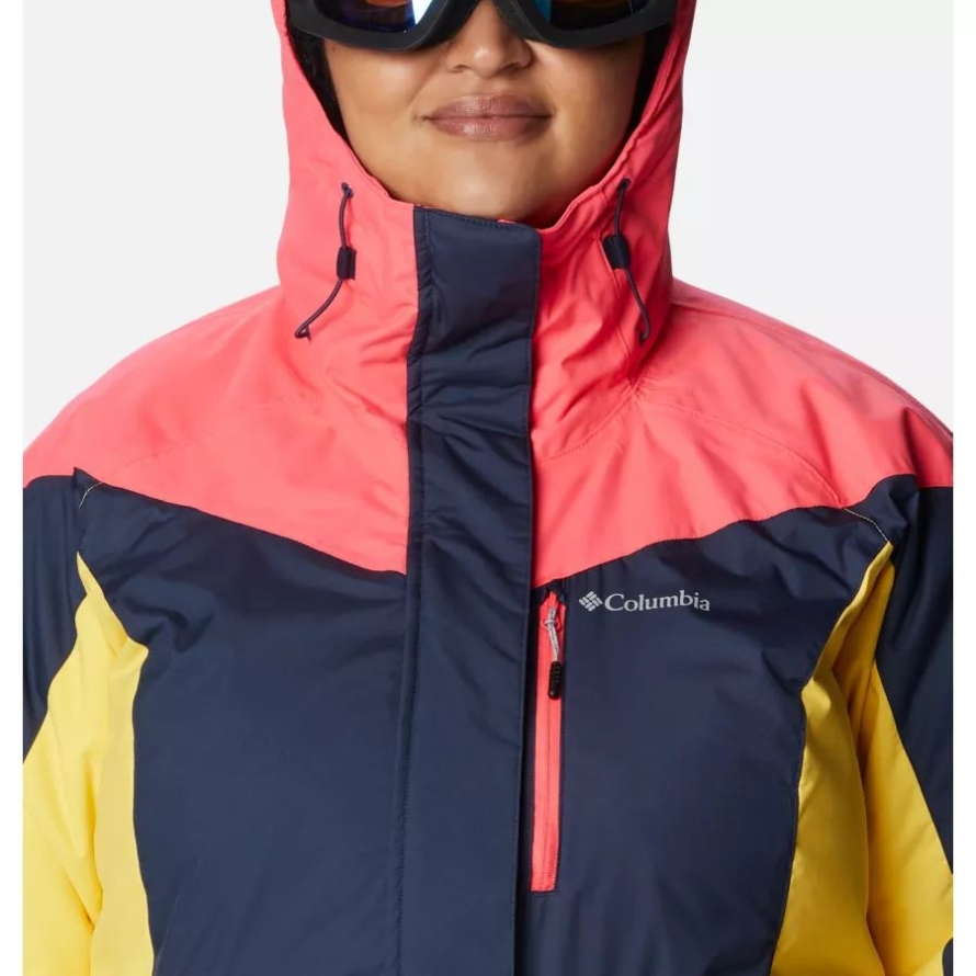 Nocturnal/Neon Sunrise/Sun Glow Women's Rosie Run Insulated Jacket Plus Size Columbia