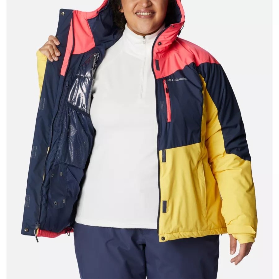 Nocturnal/Neon Sunrise/Sun Glow Women's Rosie Run Insulated Jacket Plus Size Columbia