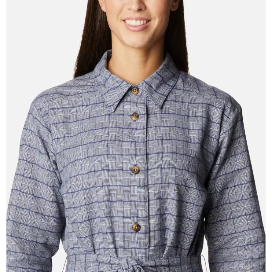 Nocturnal Twill Women's Holly Hideaway Flannel Dress Columbia