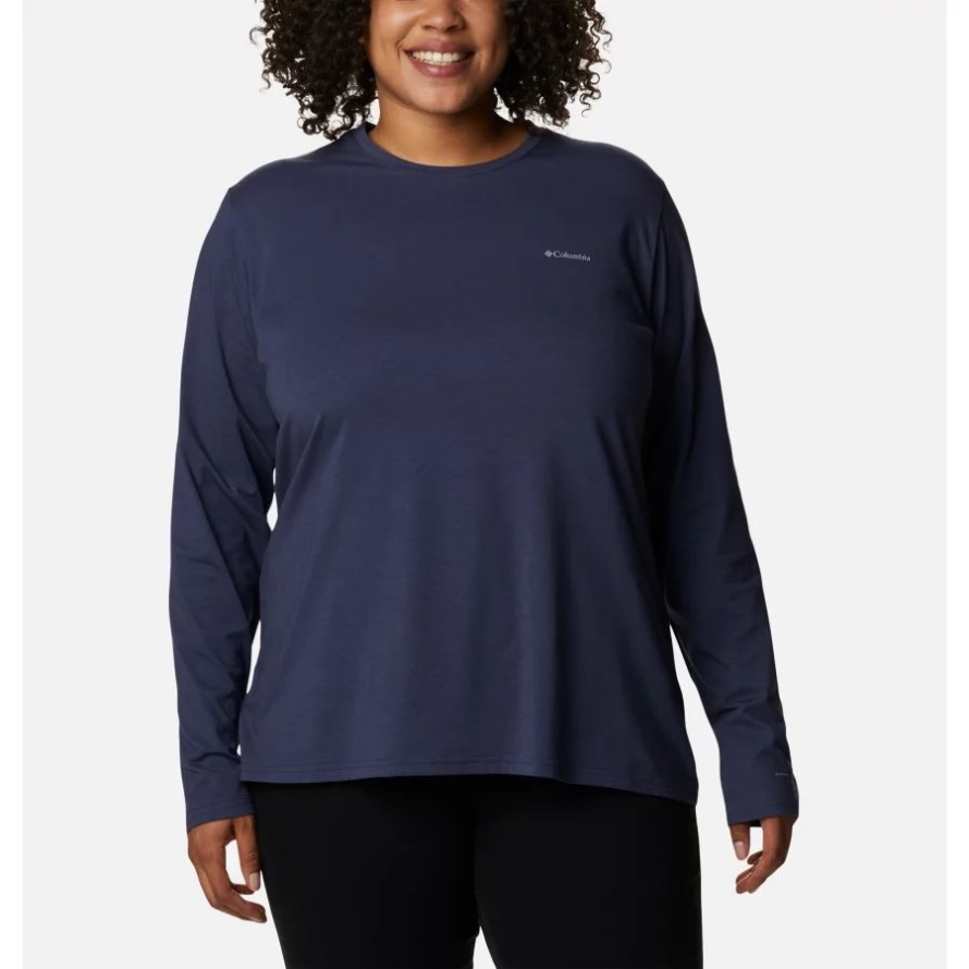 Nocturnal Women's Sun Trek Long Sleeve T-Shirt Plus Size Columbia