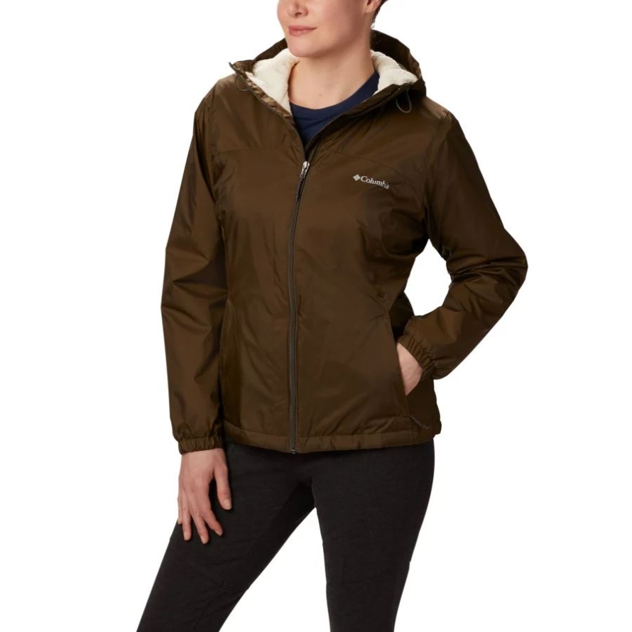 Olive Green Women's Switchback Sherpa Lined Jacket Columbia