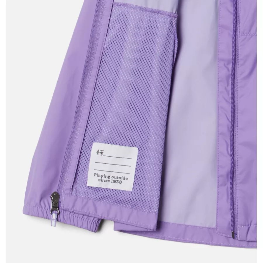 Paisley Purple Columbia Brand Girls' Switchback II Jacket