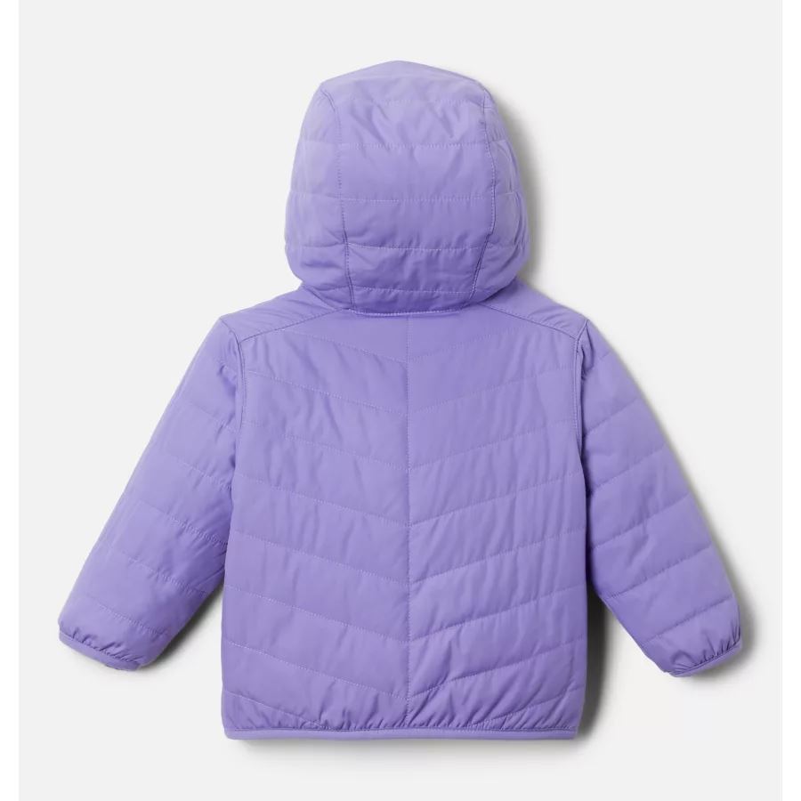 Paisley Purple/White Checkpoint Columbia Infant Double Trouble Reversible Jacket