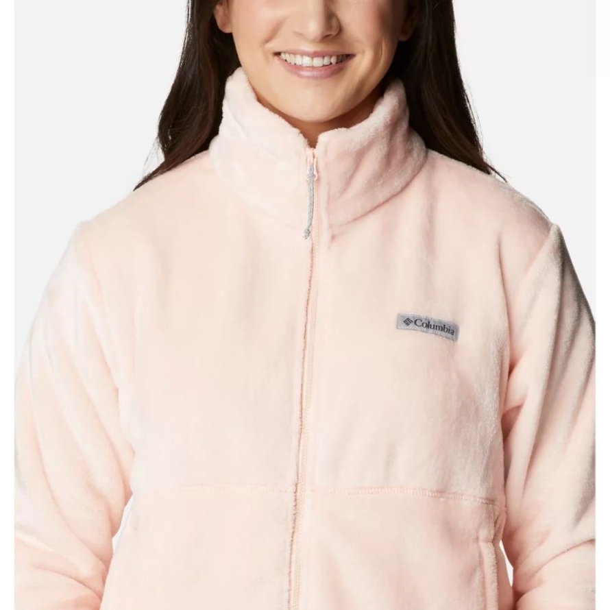 Peach Blossom Columbia Brand Women's Fireside Full Zip Jacket