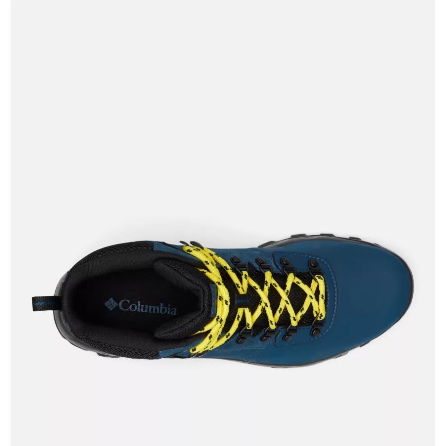 Petrol Blue/Black Men's Newton Ridge Plus II Waterproof Hiking Boot Columbia