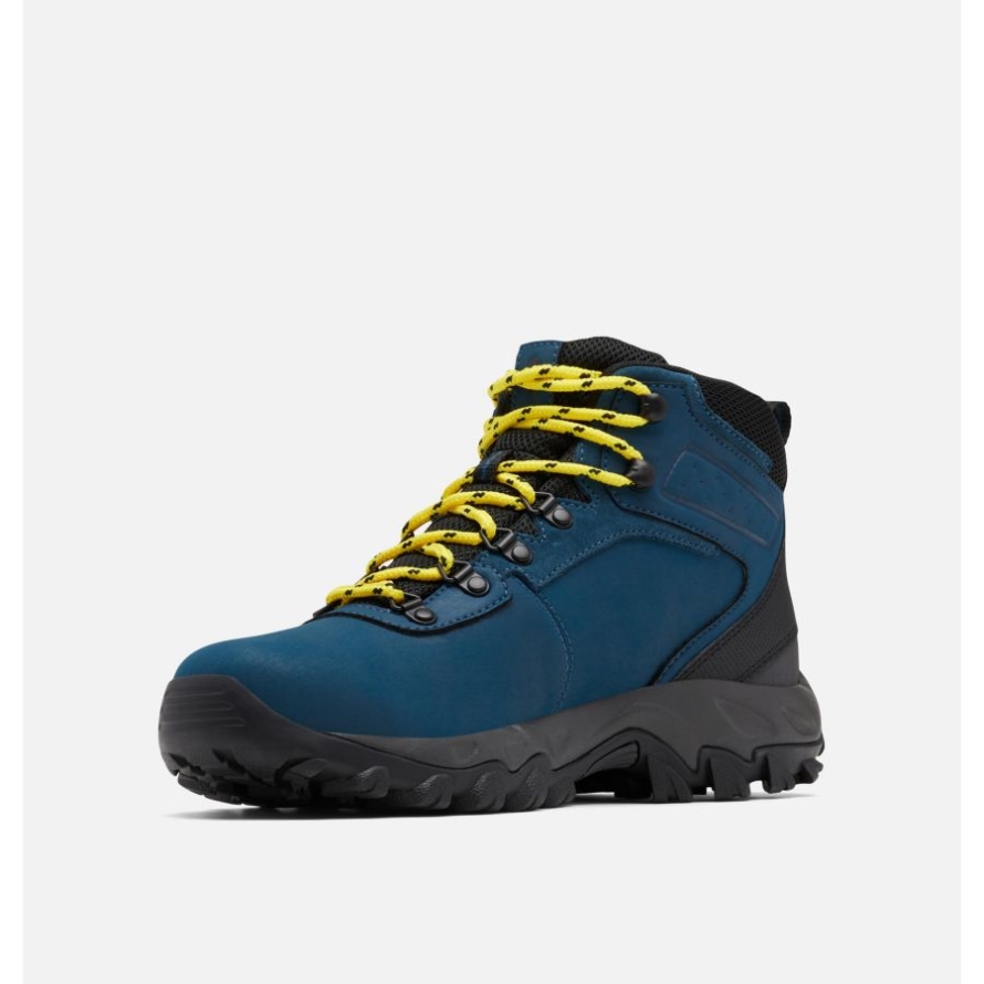 Petrol Blue/Black Men's Newton Ridge Plus II Waterproof Hiking Boot Columbia