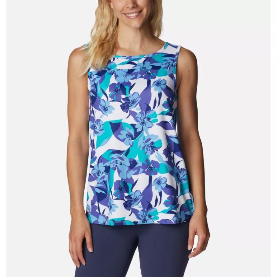 Purple Lotus/Pop Flora Women's Chill River Tank Columbia