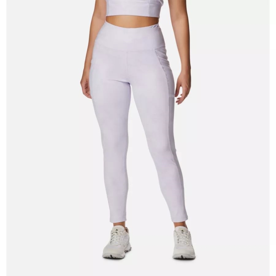 Purple Tint/Dye Frond Columbia Women's Windgates High-Rise Leggings