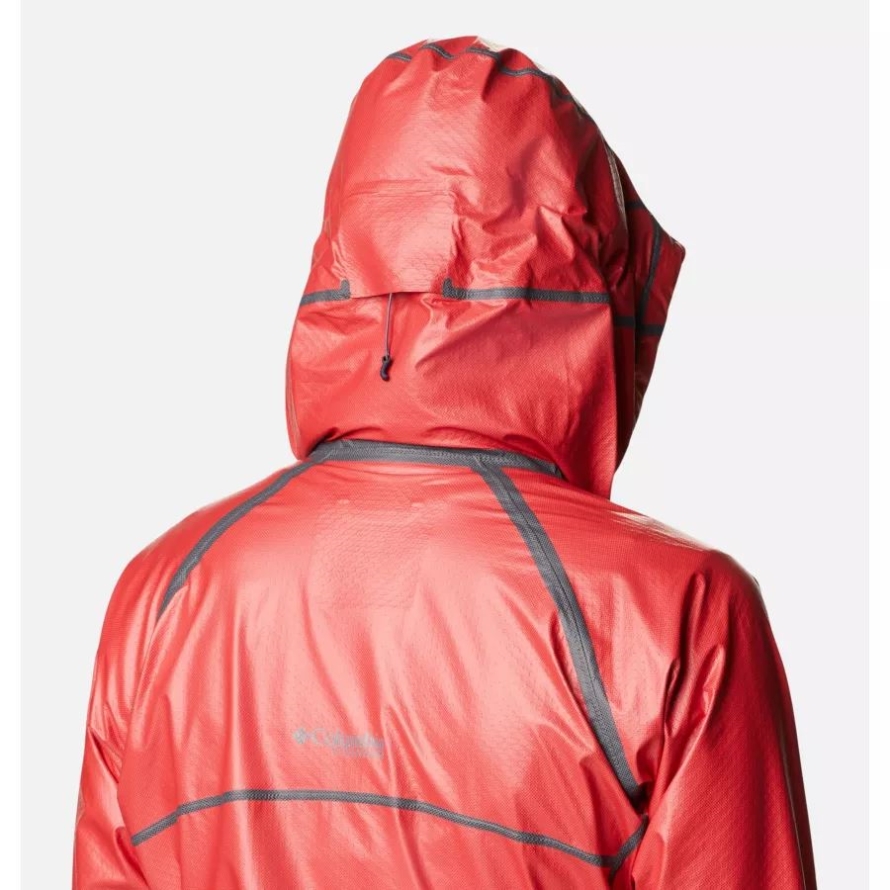 Red Hibiscus Columbia Women's OutDry Extreme Mesh Shell Jacket