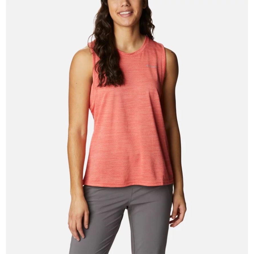 Red Hibiscus Heather Women's Alpine Chill Zero Tank Columbia