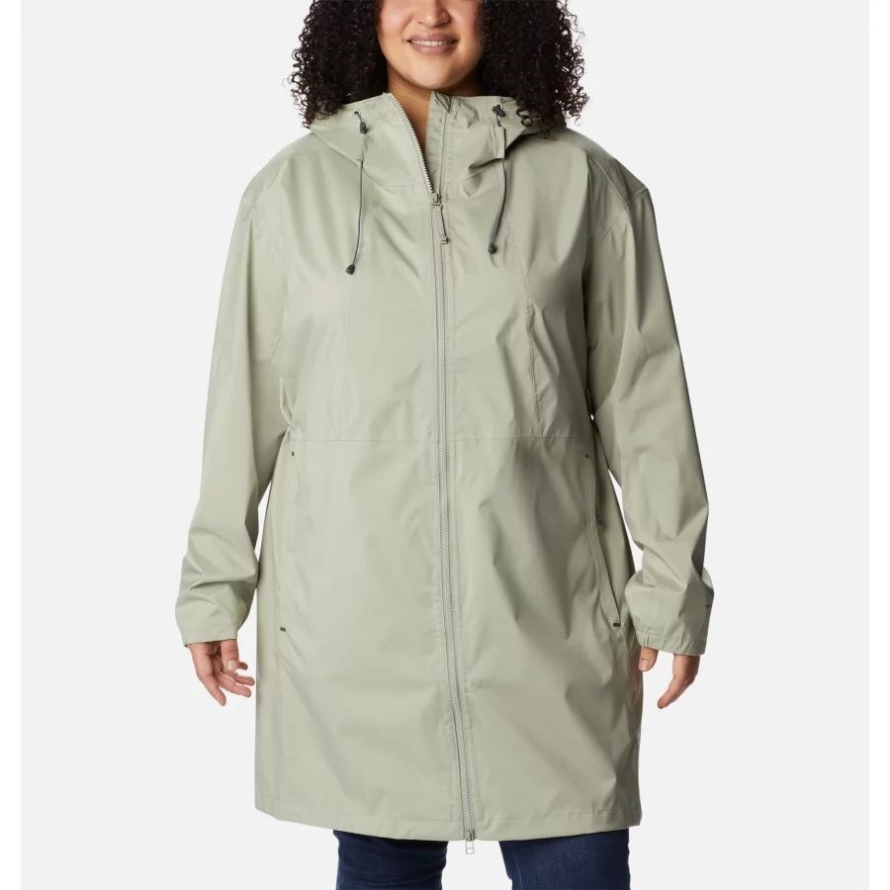 Safari Women's Weekend Adventure Long Shell Jacket Plus Size Columbia