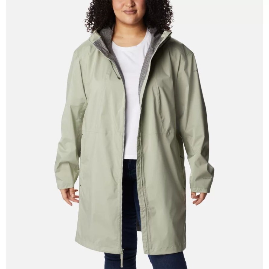 Safari Women's Weekend Adventure Long Shell Jacket Plus Size Columbia